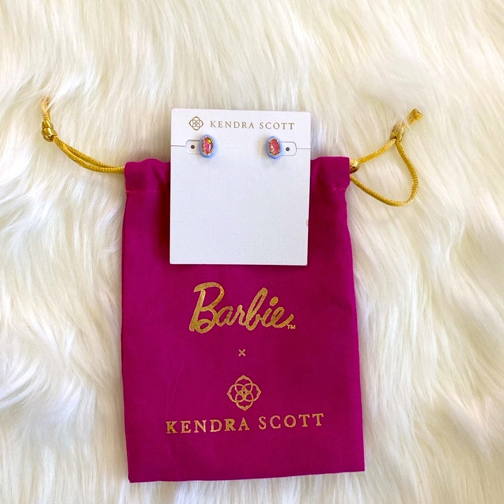 Barbie™️ x Kendra Scott gold Emilie stud earrings